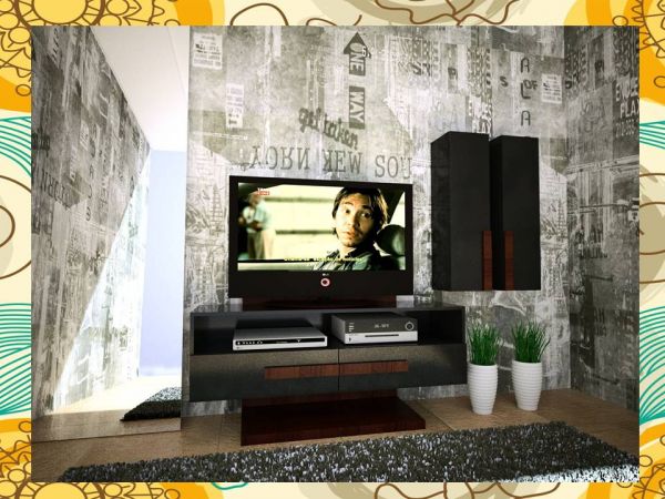 Linha Alta Retro:  rack de sala para tv