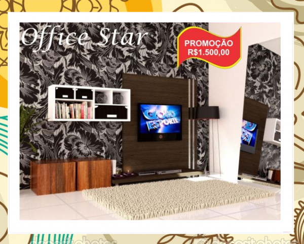 Linha Alta Retro:  estante de sala para tv